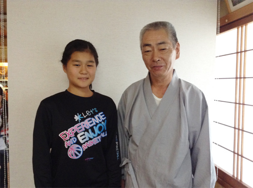 平成28年10月29日 山崎愛(なお)桜さん 中学生女子 バスケット